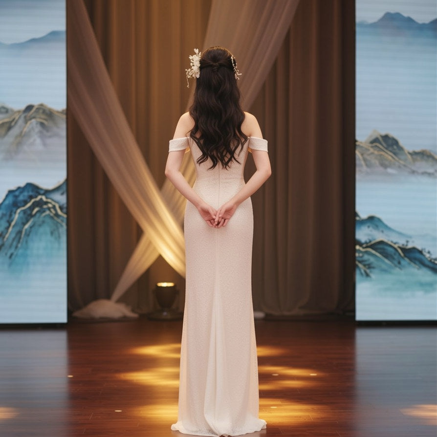 Premium Chinese-Style Performance Gown