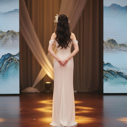 Premium Chinese-Style Performance Gown