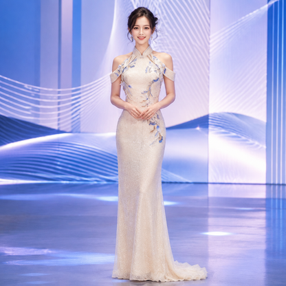 Premium Chinese-Style Performance Gown