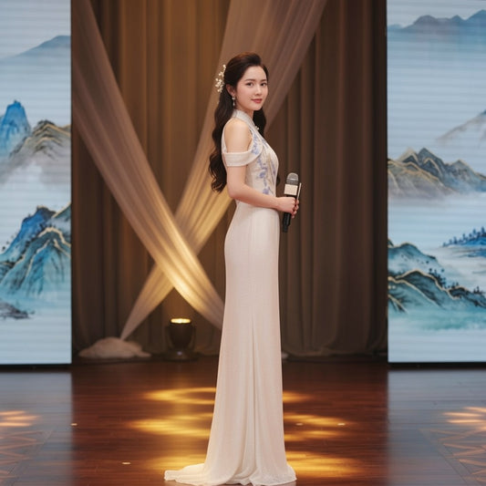 Premium Chinese-Style Performance Gown
